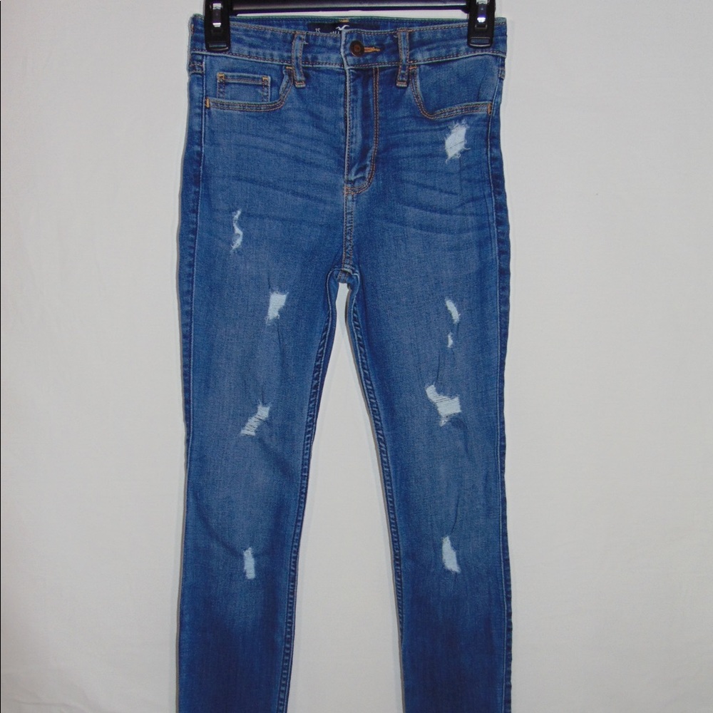 Ripped High Rise Hollister Jeans